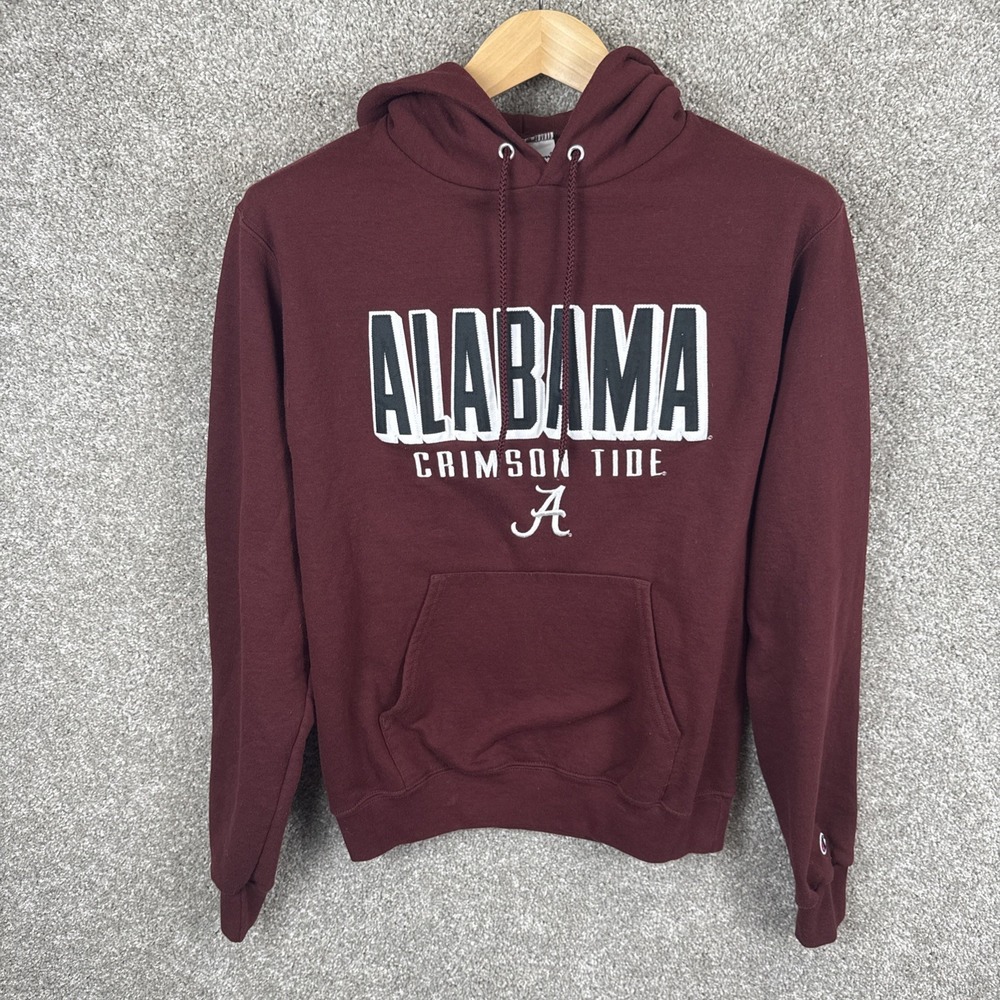 Champion Pullover Hoodie Alabama Crimson‎ Tide Men's Small Maroon